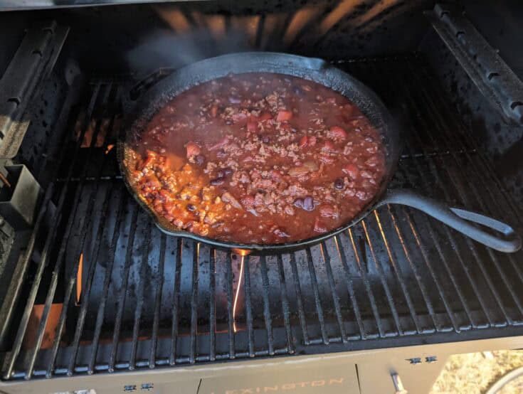 Chili In The Pit Boss Pellet Smoker